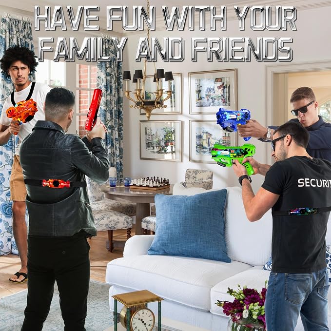 Rechargeable Laser Tag Guns Set of 4