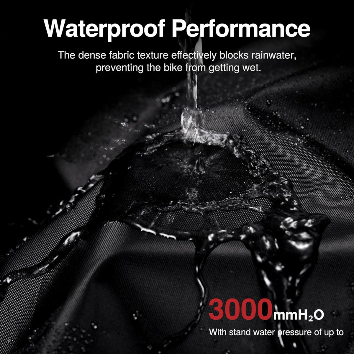 Puroma Bike Cover - 210D Waterproof Outdoor Storage for 1-3 Bikes | UV, Dust & Wind Proof with Lock Hole