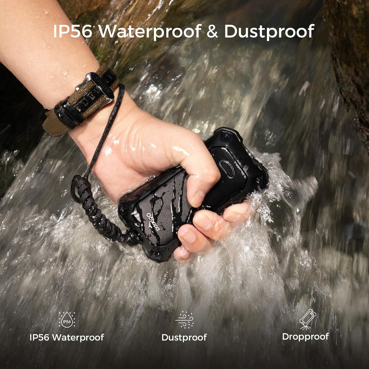 OCOOPA Hand Warmers - IP56 Waterproof Rechargeable 10000mAh | Extra Heat Mode & Torchlight for Winter Outdoor Activities