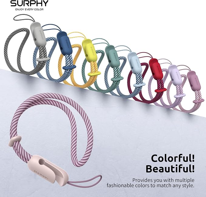 SURPHY 2 Pack Phone Lanyard for Cellphone Case, Phone Wrist Strap for Case