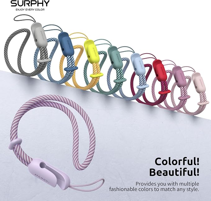 SURPHY 2 Pack Phone Lanyard for Cellphone Case, Phone Wrist Strap for Case