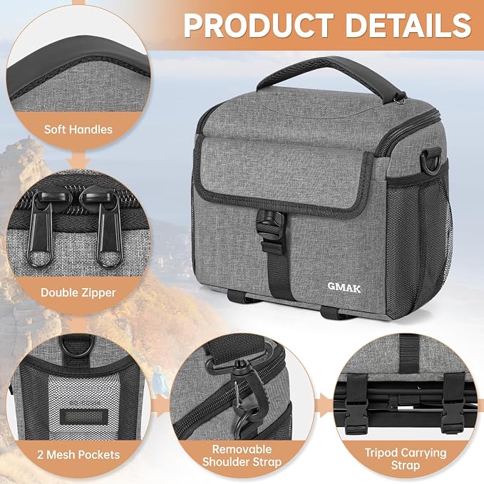 GMAK Camera Bag for Photographers, Anti-shock Camera Shoulder Bags
