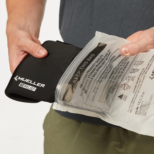 MUELLER Sports Medicine EZ Relief Migraine Cap, Ice Pack for Injuries and Pain Relief, Hot & Cold Therapy, Black
