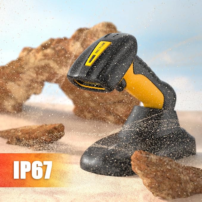 NETUM Upgraded QR Industrial Bluetooth Barcode Scanner