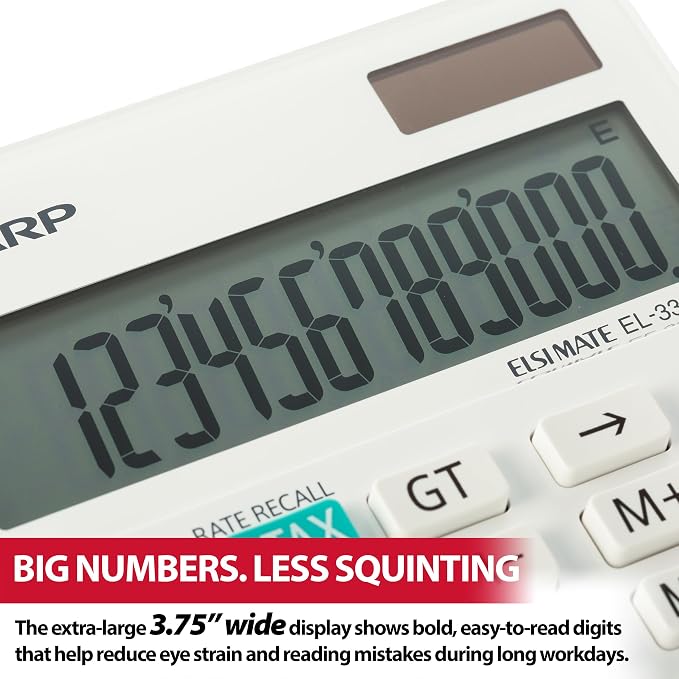 Sharp EL-334WB Business Calculator
