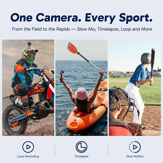AKASO Brave 4 Pro 4K30FPS Action Camera - 131ft Underwater Camcorder Waterproof