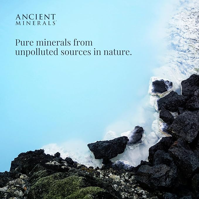 Ancient Minerals Magnesium Lotion Goodnight night cream contains melatonin with magnesium chloride and OptiMSM a topical nighttime moisturizing lotion(2.5oz)