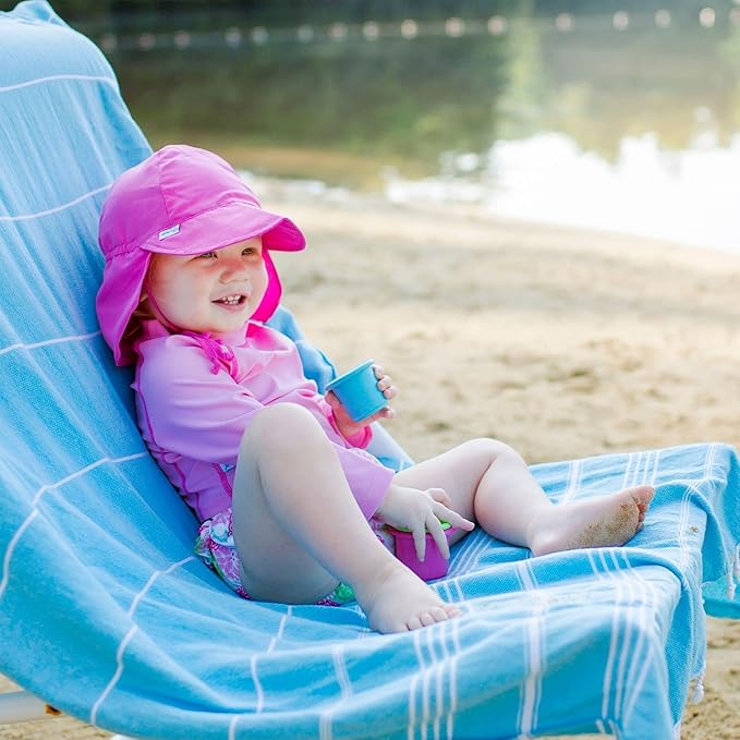 Green Sprouts Unisex-Baby Flap Sun Protection Swim HatHat