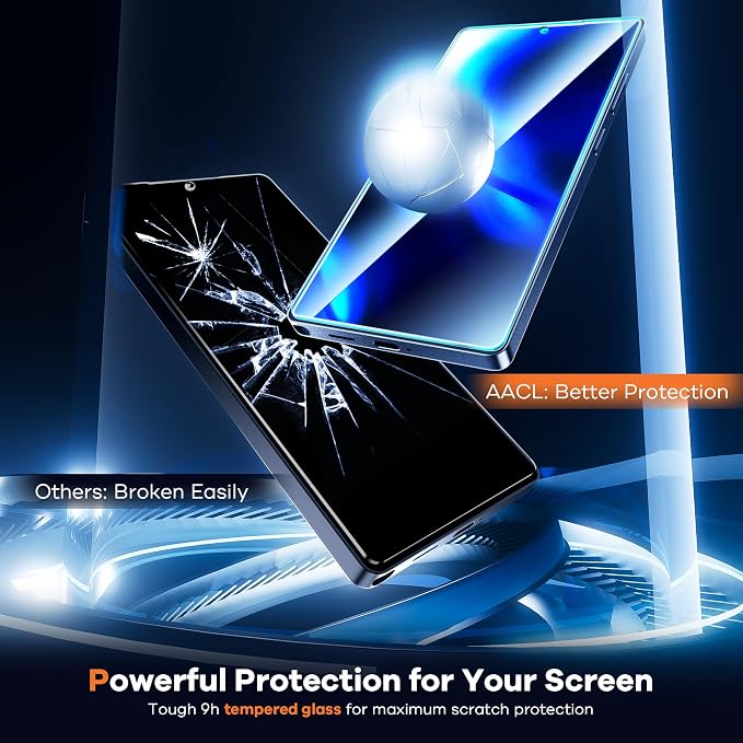 AACL 3-Pack for Samsung Galaxy S25 Ultra Screen Protector Tempered Glass