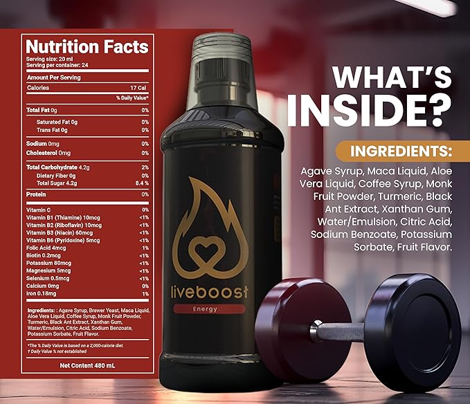 Fast Acting for Men and Woman - Female & Male Supplement, Natural Ingredients, Supports Energy and Circulation, Enhances Wellsness - 480ml