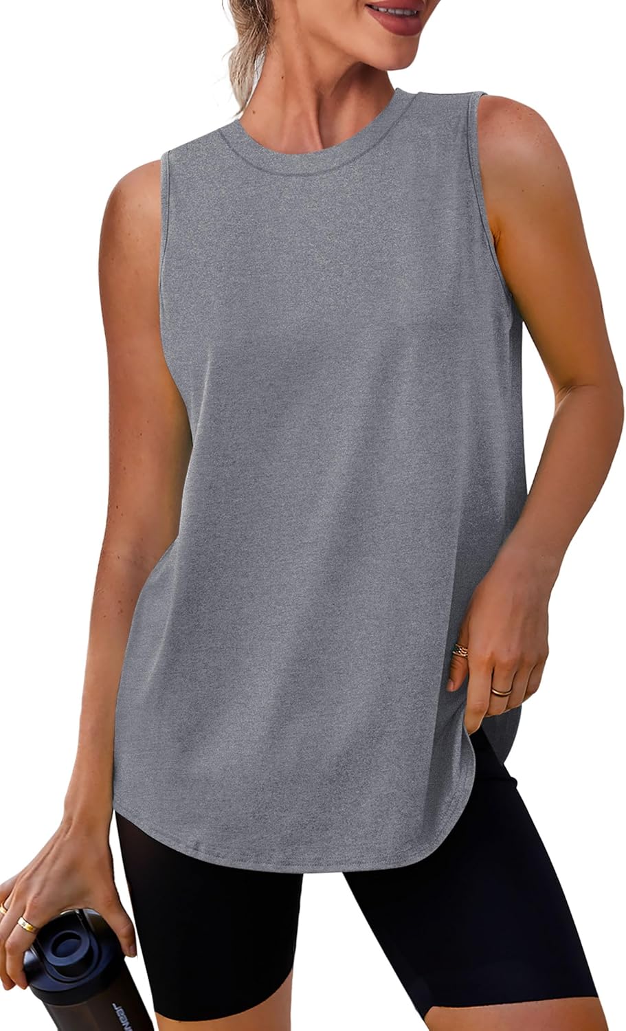 Skiennix Women's Workout Tank Tops - Lightweight Sleeveless Athletic Shirts for Yoga & Running