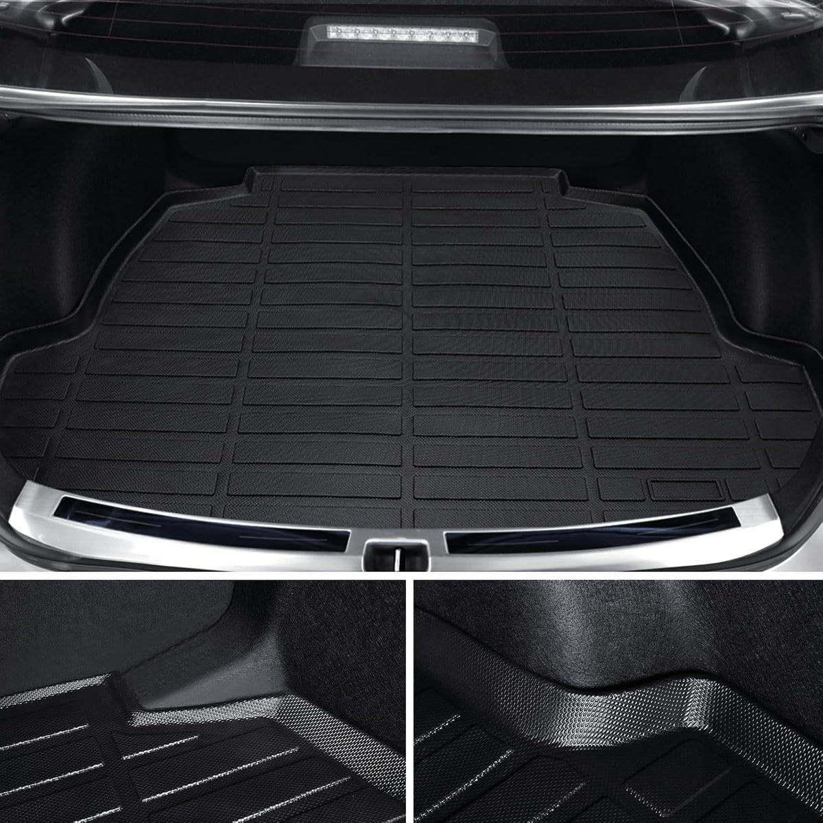 BAMACAR 2020-2025 2026 for Toyota Corolla Sedan Floor Mats Cargo Liner 4Pcs(Not for Hatchback and Cross), All Weather for Corolla Car Mat (Include Hybrid) Trunk Carpet 2021 2022 2023 Car Accessories
