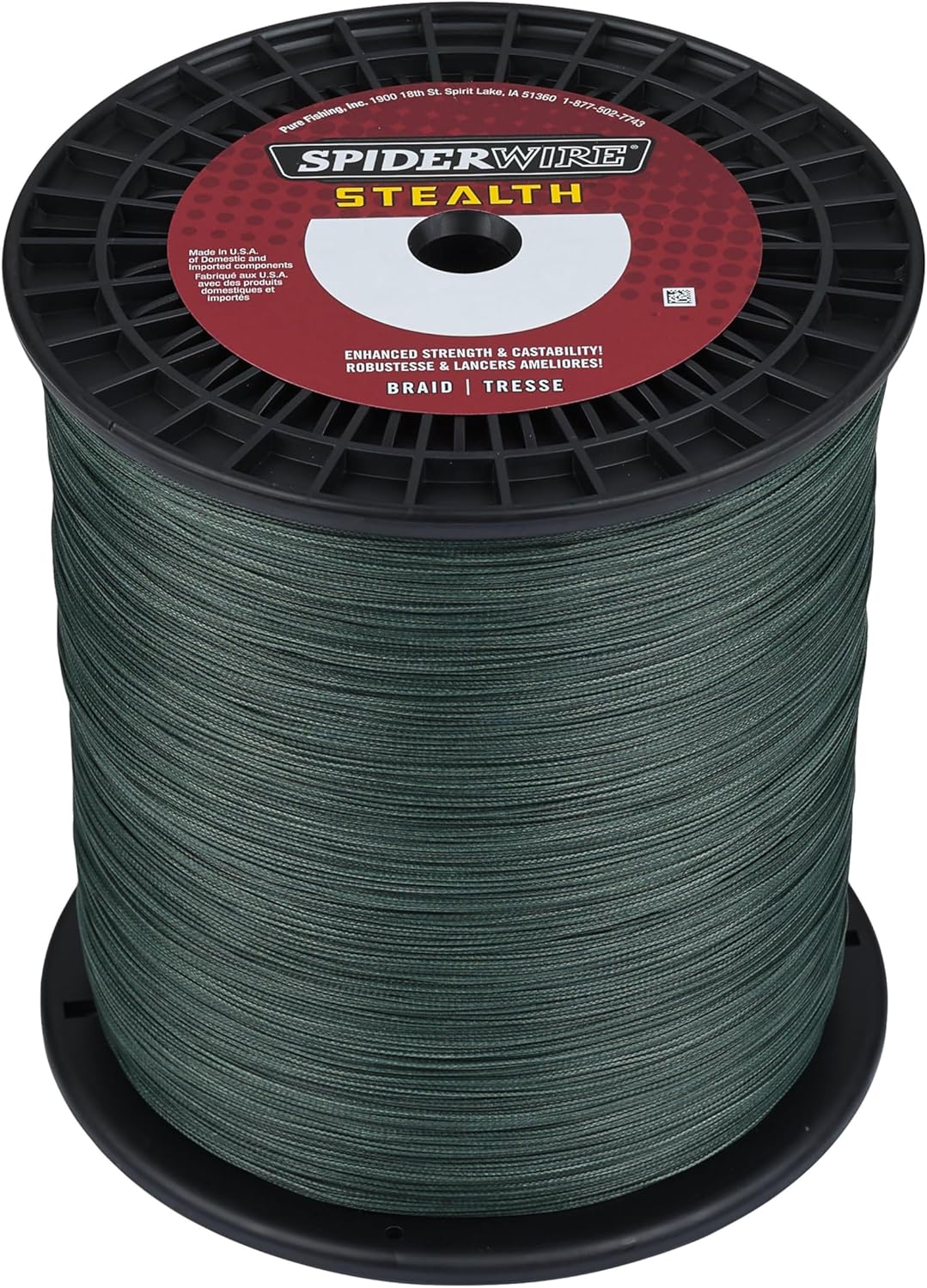 SpiderWire Stealth Braid Fishing Line - Durable, High-Performance Fishing Line | 150 Yards, Green