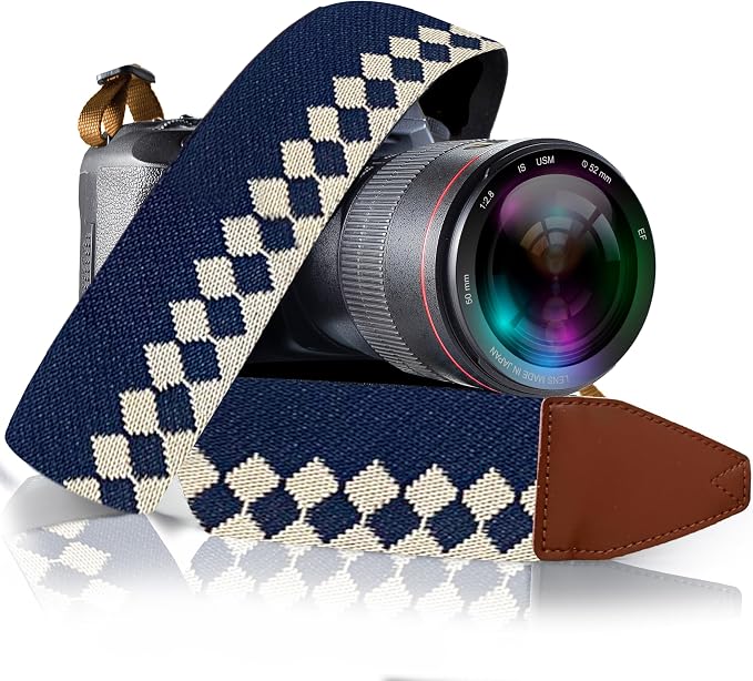 Art Tribute Camera Strap For Photographers Padded Universal Fit Neck Shoulder &