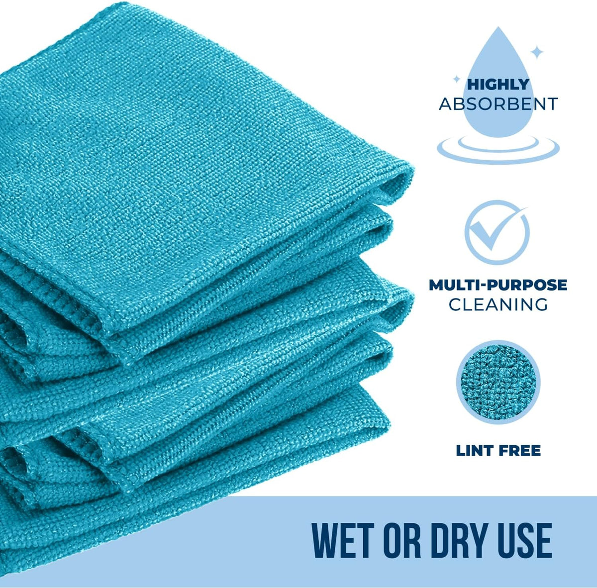 GREEN LIFESTYLE Microfiber Cleaning Cloth 11.5" x 11.5" 150 Pack - Edgeless Microfiber Towels for Cars, Cleaning Rags, Lint Free Car Microfiber Towel, Reusable Cleaning Cloths (Multicolor)