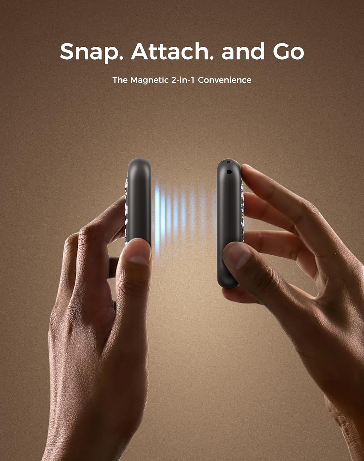 OCOOPA Magnetic Rechargeable Hand Warmers - 2 Pack Card-Style Electric Warmers | 8-Hour Battery Life, Portable Heater for Men & Women
