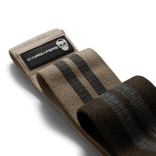 Gymreapers Hip Bands for Booty Workouts | Non Slip Fabric Band Set with 3 Levels - Resistance Bands for Legs & Hip - for Men & Women (Nude)