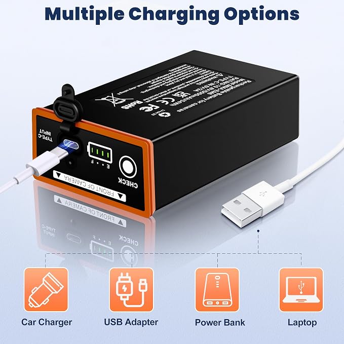 2-Pack 5000mAh Replacement Battery