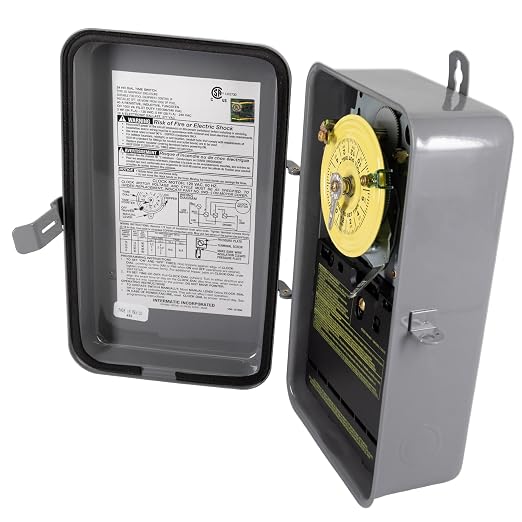 Intermatic T104R 24 Hour Mechanical Timer Switch