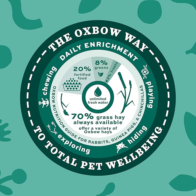 Oxbow Essentials Rabbit Food, Young Rabbit, Made with Oxbow Timothy, Pet Food Pellets for Bunnies, Small Animal Pet Products, Made in USA, High Fiber Bunny Supplies, 10 lb. bag