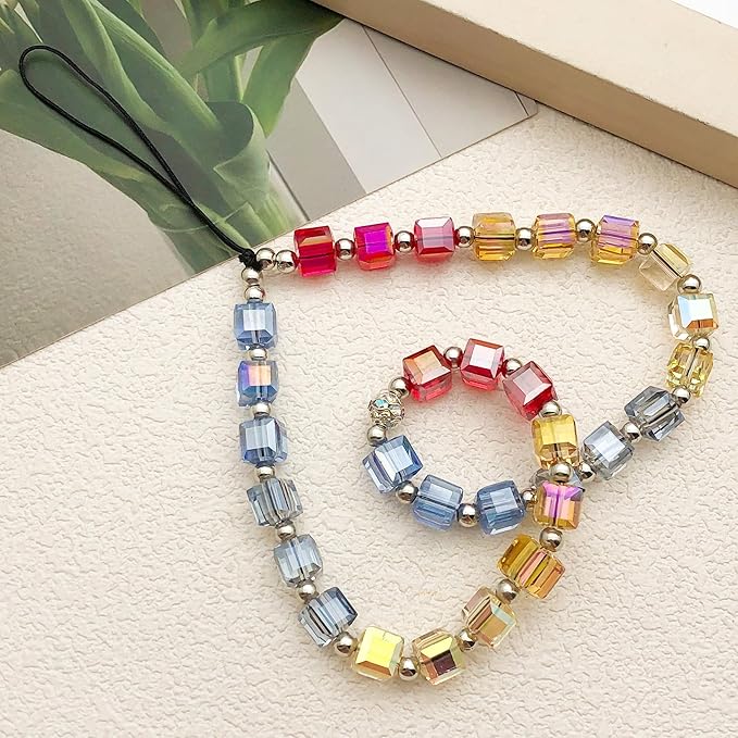 Beaded Camera Wrist Strap Cute Digital Camera Charm Lanyard Phone Chain