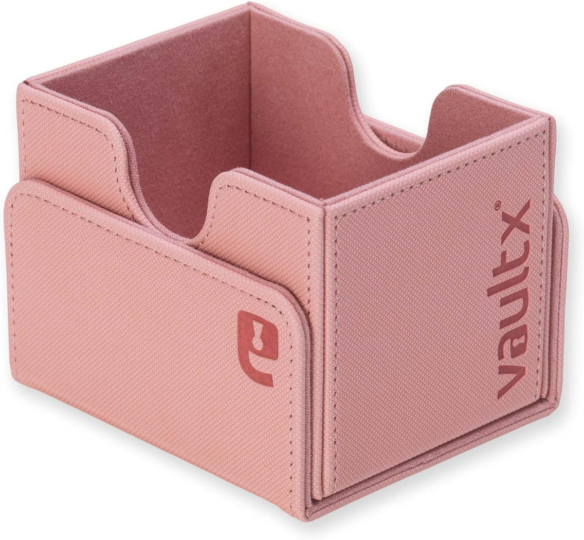 Vault X Trading Card Deck Box - Premium Exo-Tec Material, Holds 100+ Sleeved Cards, Pink