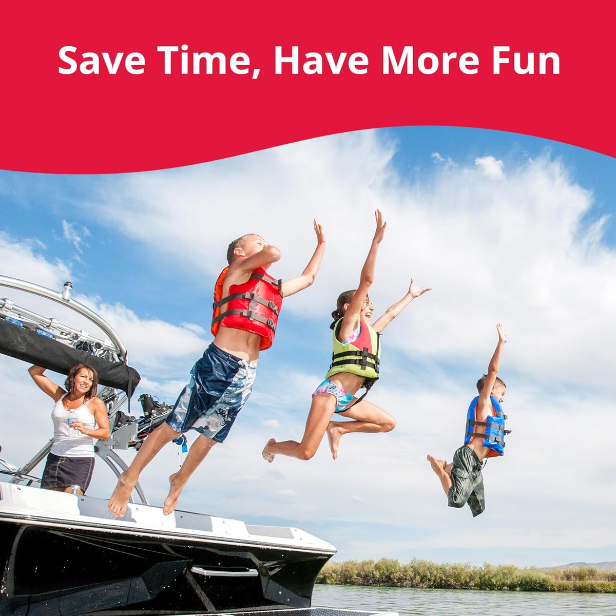 SeaSense Air Horn - Jumbo 8 oz | 127 dB Loud Sound, 1 Mile Range - Perfect for Boat Safety & Sporting Events