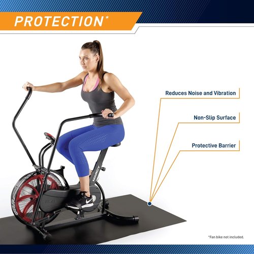 Marcy Fitness Equipment Mat - Durable Floor Protector for Treadmills, Ellipticals & Exercise Bikes