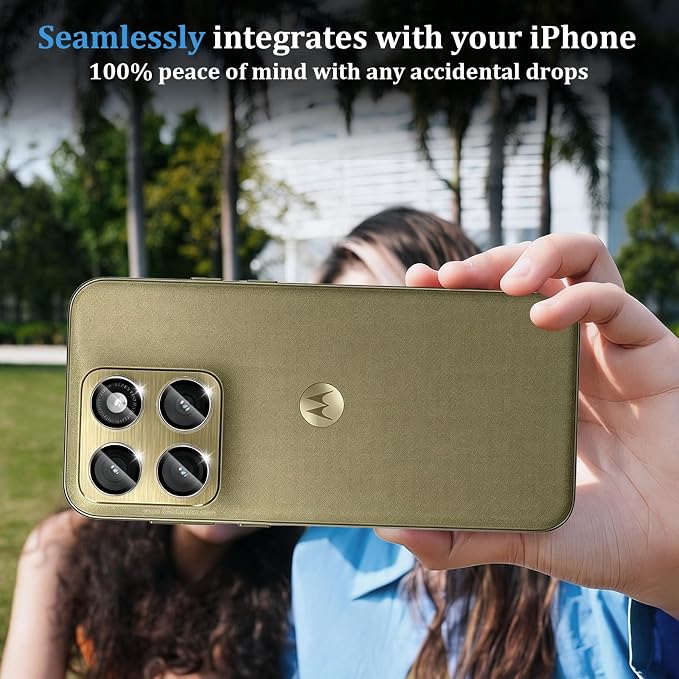 Compatible with Motorola Moto Edge 2026 Camera Lens Protector, Individual Metal