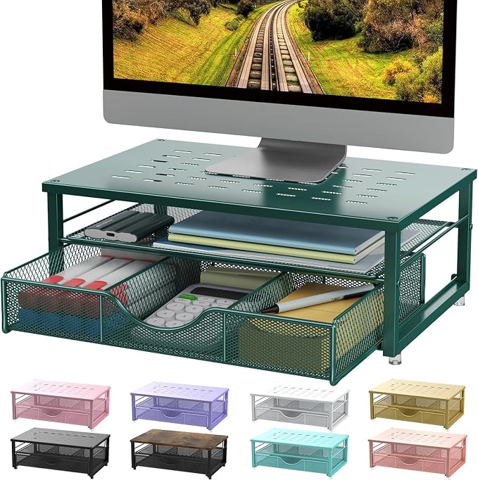 gianotter Computer Monitor Stand Riser, office organizer