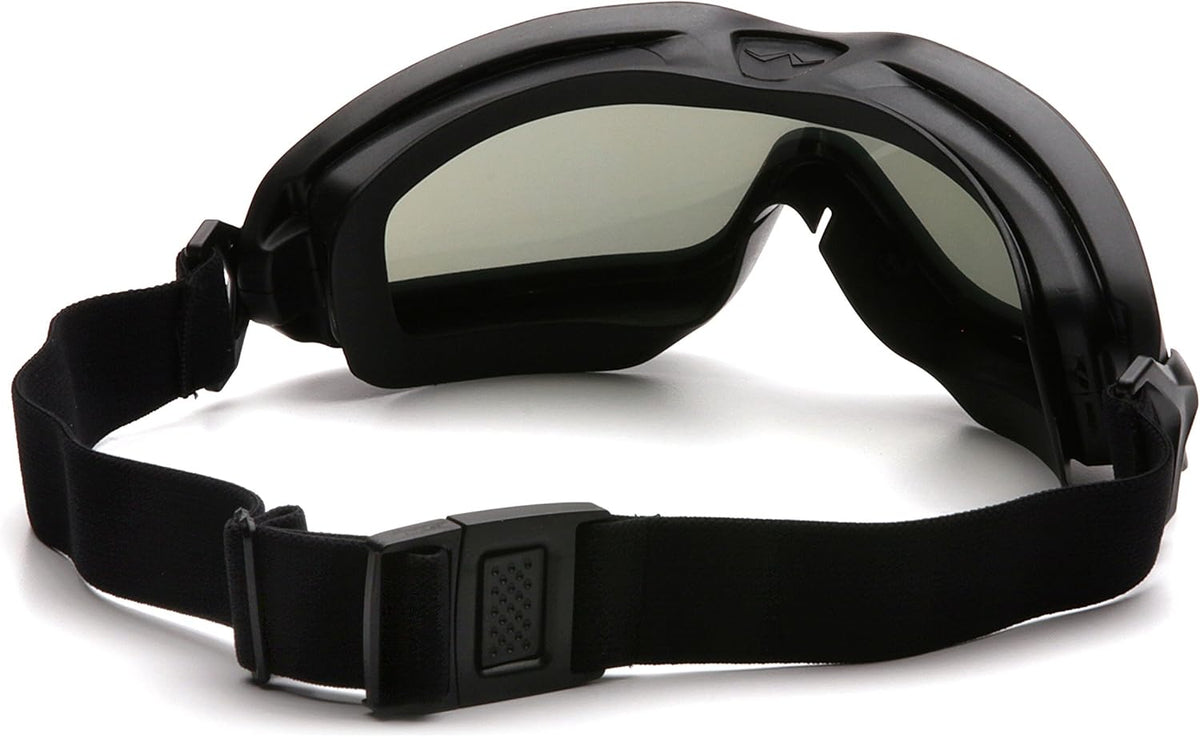 Pyramex Safety Products V2G Plus Safety Glasses - Gray Anti-Fog Dual Lens for Ultimate Protection