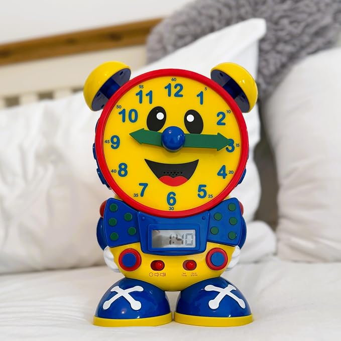 The Learning Journey Telly The Teaching Time Clock, Electronic Analog & Digital