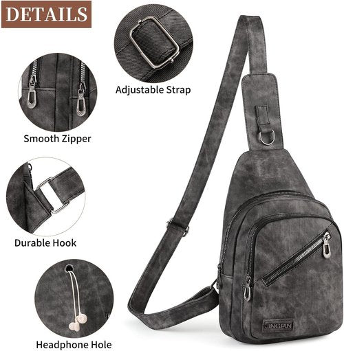 FALAN Mule Sling Bag - Trendy Leather Crossbody Bag for Women | Perfect for Travel & Everyday Use
