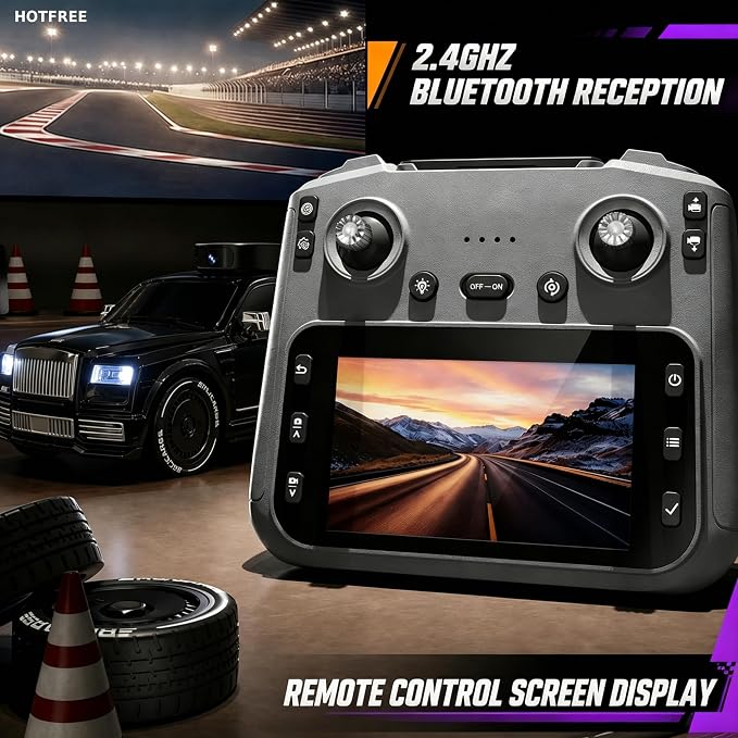 1/24 FPV RC Drift Car with HD Camera, 4WD Remote Control Car with Screen