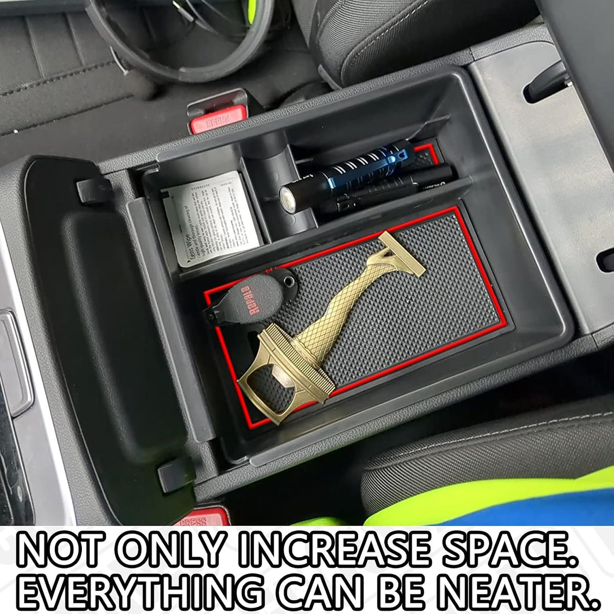 Center Console Organizer for 2022-2024 Hyundai Tucson& Santa Cruz 2022-2026
