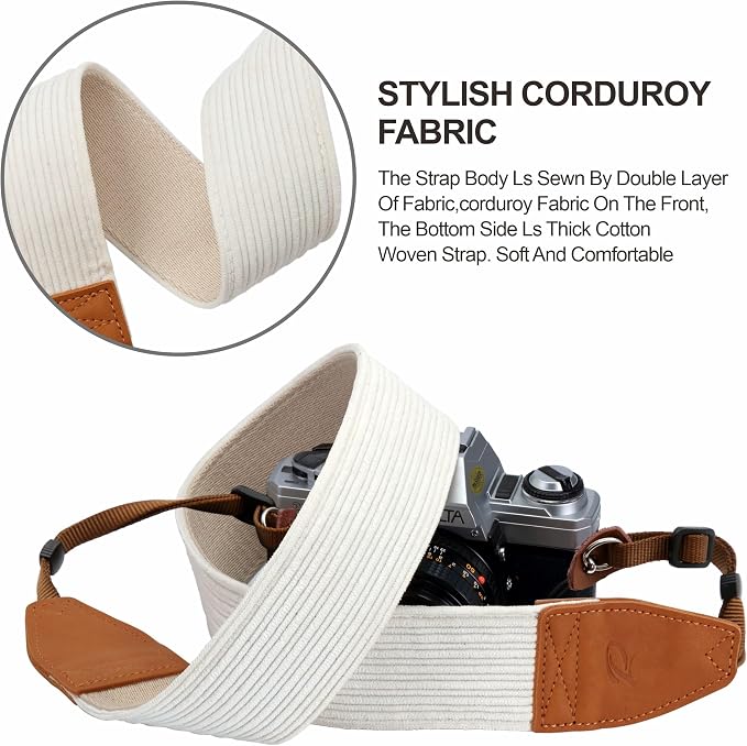 Padwa Lifestyle Corduroy Camera Strap