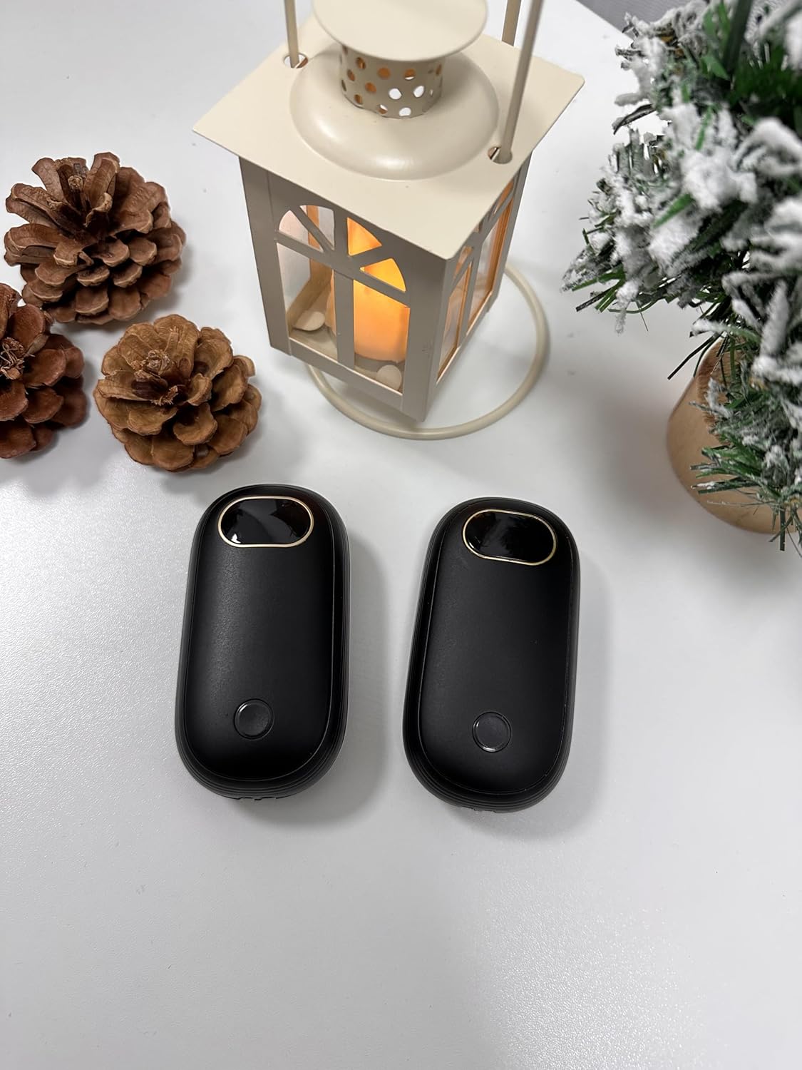 Skiennix Hand Warmers Rechargeable - Dual-Sided Heating for 15 Hours | LED Display & Flashlight, Perfect for Hunting & Gifts