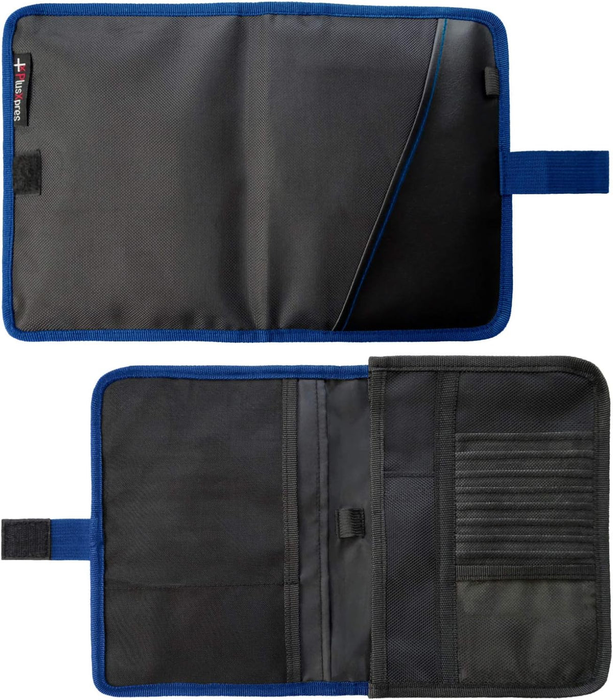 PlusXpres Glove Box Compartment Organizer - Car Document Holder - Blue