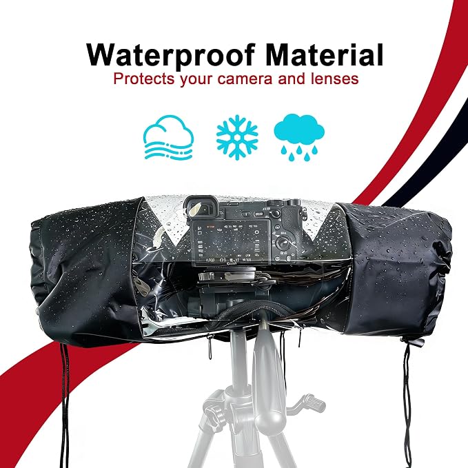 BlingKingdom Waterproof Camera Rain Cover, Professional Sleeve Dust Proof