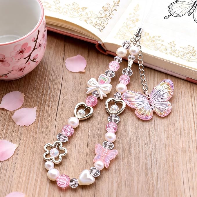 Beaded Camera Wrist Strap Cute Digital Camera Charm Lanyard, Phone Wristlet