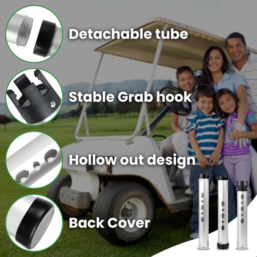 AUREXA Premium Golf Ball Retriever Telescopic Golf tees Golf Accessories Golf Gifts Golf Ball Cleaner Golf Ball Stamp Ball Bag Golf Ball Holder disc Golf Retriever Practice Golf Balls