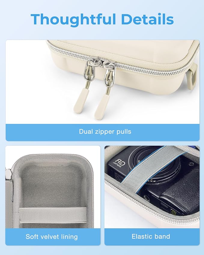BAGSMART Digital Camera Case, Waterproof & Protective Small Camera Bag