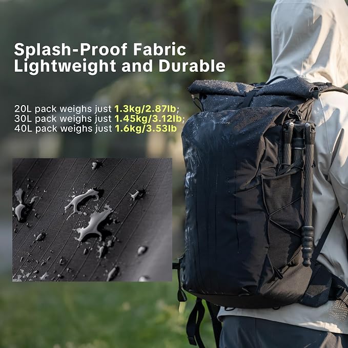 PGYTECH OnePro Ultralight Camera Backpack, Expandable Camera Bag 20L