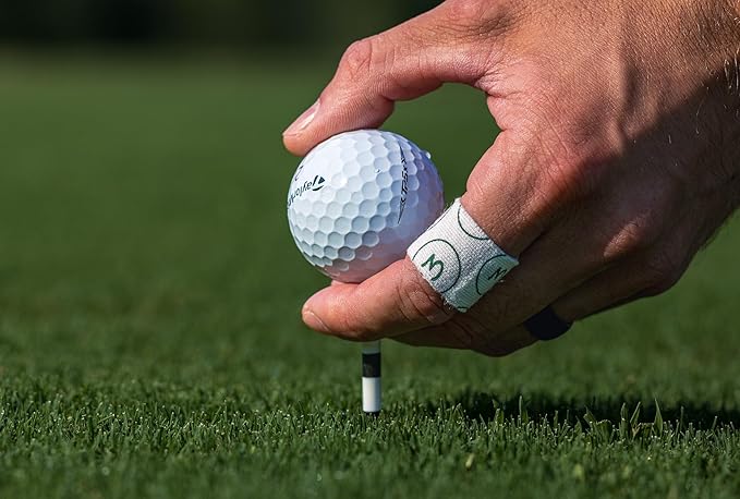 Golf Blister Tape - 2 Pack for Protection Against Blisters & Hot Spots on Hands & Fingers, Flexible, Waterproof, Pre-Cut Golf Finger Tape, Sports Athletic Tape, 4 Way Stretch
