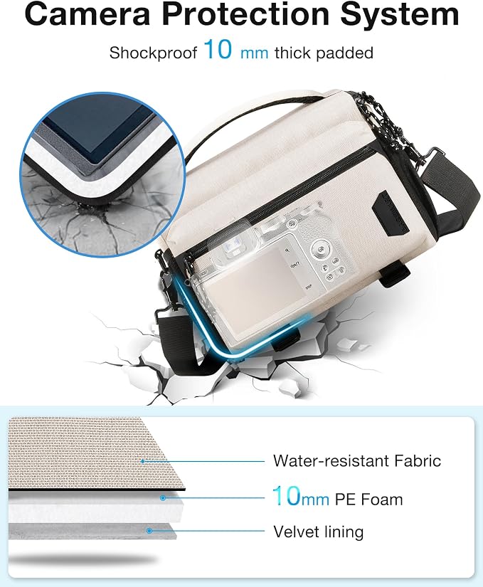 BAGSMART Small Camera Sling Bag