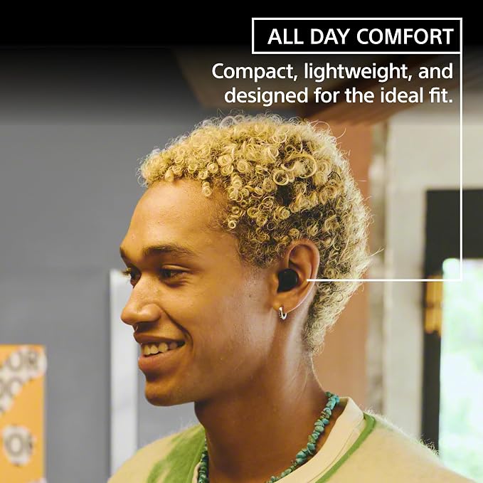 Sony WF-C510 Truly Wireless Bluetooth Earbud Headphones, White | Comfortable & Compact Fit, Up to 22 Hours of Battery, Multipoint Connection, Ambient Sound Mode. IPX4 Water Resistant