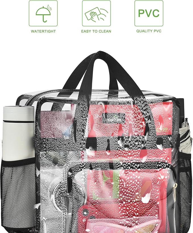 MAY TREE Clear Bag for Stadium Events, Transparent Bag for Concert Sports Gym