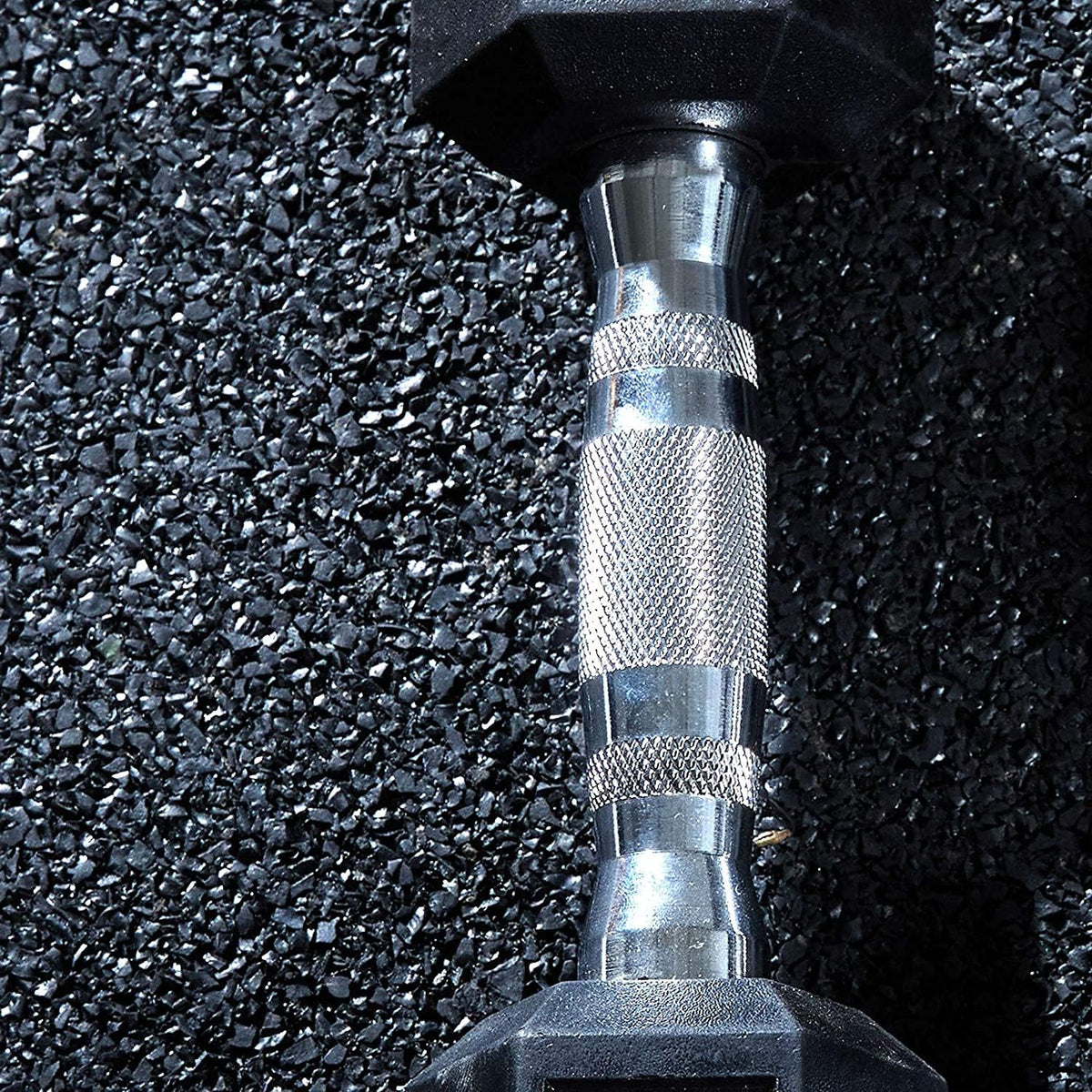 WF Athletic Supply Rubber Coated Dumbbells - Solid Steel Hex Weights for Muscle Toning | Home Gym Pair