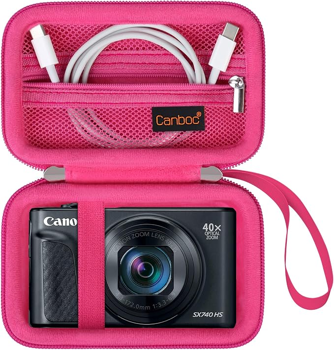 Canboc Carrying Case for Canon PowerShot SX740/ SX730/ SX720/ SX620/ G7X Mark