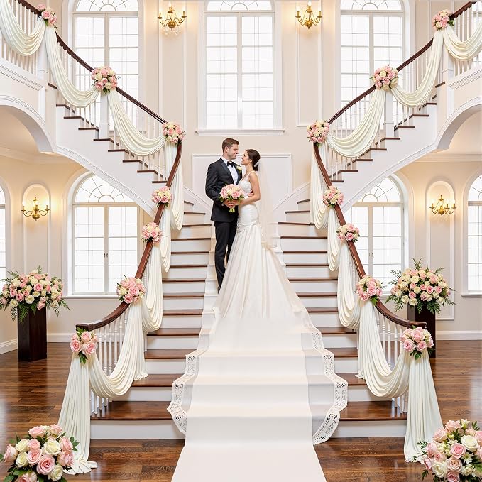 20ft x 15ft Ivory Backdrop Curtains
